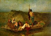 Ernest Hebert Mal'aria Spain oil painting artist